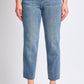 Luxe Cropped Straight Leg Jeans