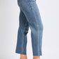 Luxe Cropped Straight Leg Jeans
