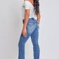 Women's Bootcut Jeans with Flap Pockets