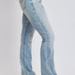 Women's Bootcut Jeans with Flap Pockets