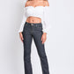 Women's Bootcut Jeans with Flap Pockets