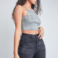 Women's  Flare Jeans With Shadow Side Panel