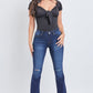 Women's Essential Fray Hem Flare - Regular