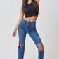 Women's Hybrid Dream Mom Fit Ankle Jeans