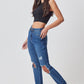 Women's Hybrid Dream Mom Fit Ankle Jeans