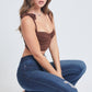 Essential Distressed Flare Jeans-Distressed