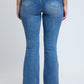 Essential Distressed Flare Jeans-Distressed