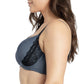 Casey Wired Padded Plunge Seamless T-shirt Bra - Dark Blue Denim