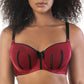 Charlotte Full Busted and Full Figured Sexy Padded Bra - Rio Red