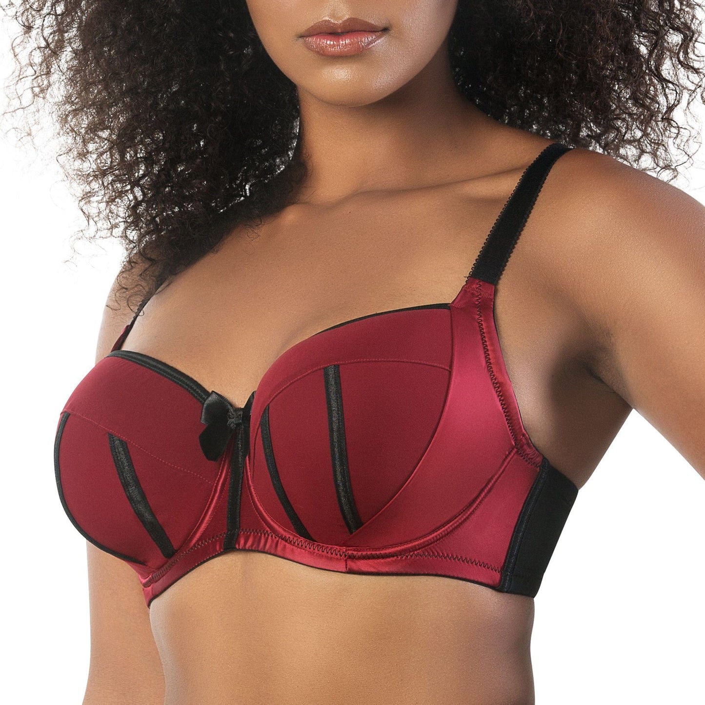 Charlotte Full Busted and Full Figured Sexy Padded Bra - Rio Red