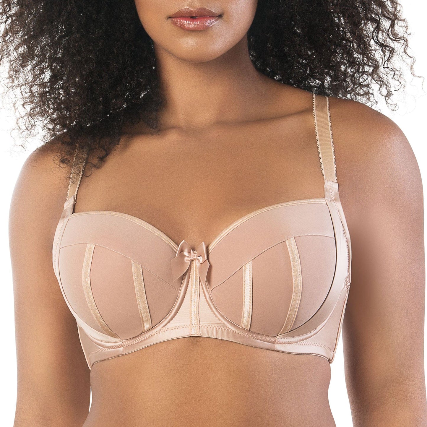 Charlotte Full Busted and Full Figured Sexy Padded Bra - T. Nude
