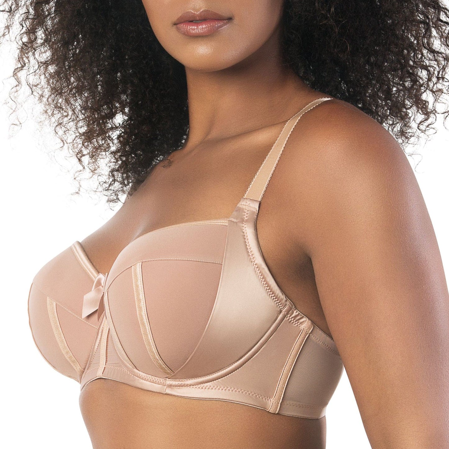 Charlotte Full Busted and Full Figured Sexy Padded Bra - T. Nude