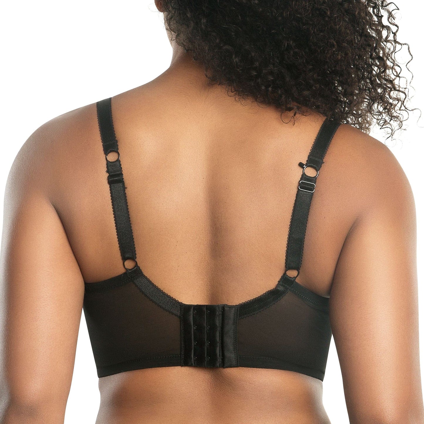 Charlotte Longline Full Bust Padded Bra  - Black Dot