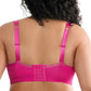 Dalis Full Busted and Curvy Wire Free Bralette  - Bright Pink
