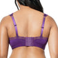 Dalis Full Busted and Curvy Wire Free Bralette  - Amethyst