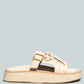 Patton Cut Out Buckled Platform Sandals