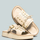 Patton Cut Out Buckled Platform Sandals