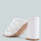 Peaches Strapped Rhinestone Embellished Sandals