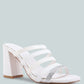Peaches Strapped Rhinestone Embellished Sandals