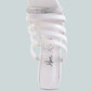 Peaches Strapped Rhinestone Embellished Sandals