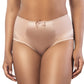 Charlotte Full Figured Curvy High Waist Brief Vintage  - T. Nude