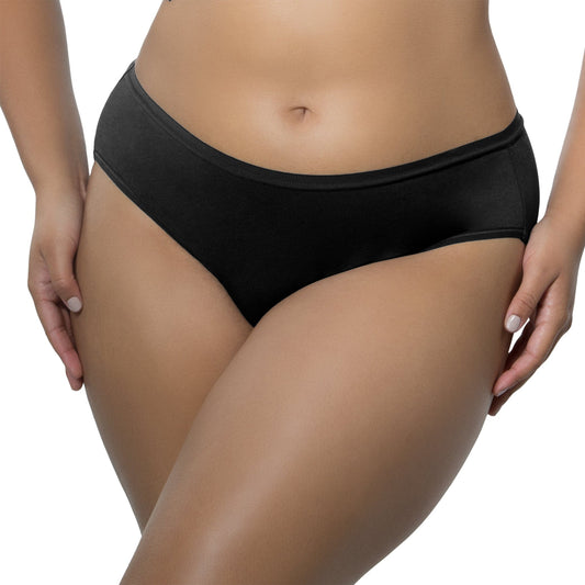 Cozy Hipster Cotton Like fabric Full Coverage  - Black