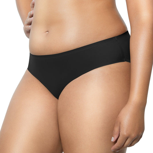 Bonded Hipster with No Visible Panty Lines - Black