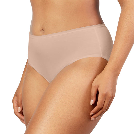 Cozy Brief Cotton Like Fabric Full Coverage  - Bare