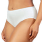 Cozy Brief Cotton Like Fabric Full Coverage  - Pearl White