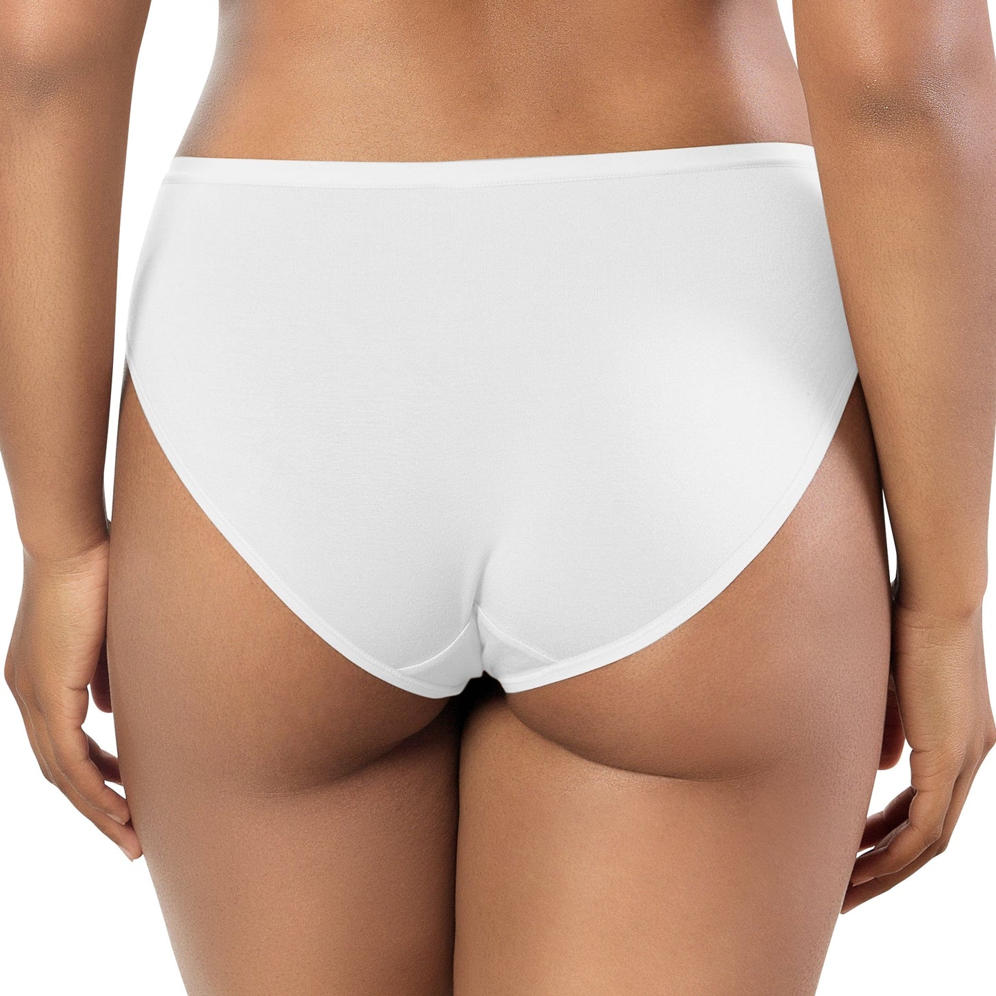 Cozy Hipster Cotton Like fabric Full Coverage  - Pearl white