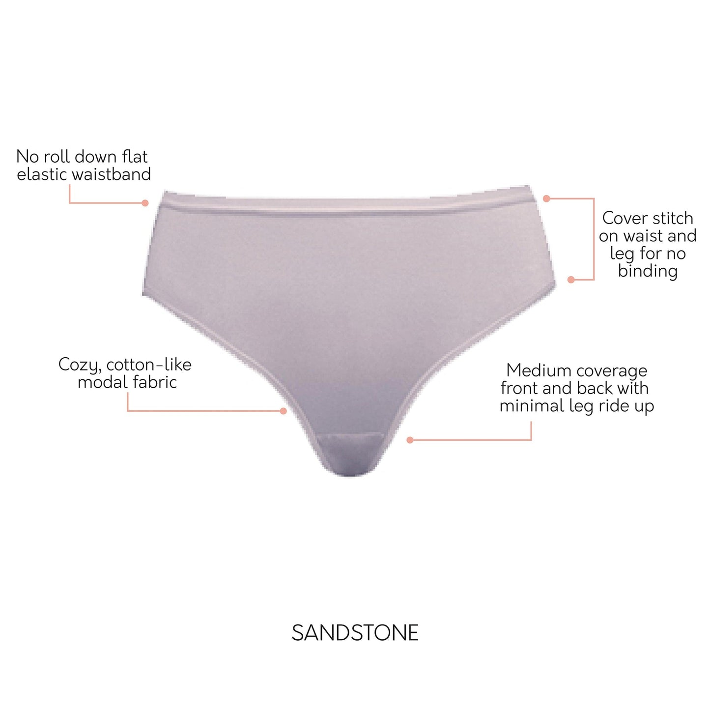 Cozy Hipster Cotton Like fabric Full Coverage - Sandstone