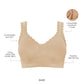 Dalis Full Busted and Curvy Wire Free Bralette  - Bare