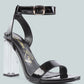 Poloma Clear Block Heel Party Sandals