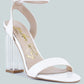 Poloma Clear Block Heel Party Sandals