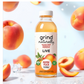 Poppin’ Peach Sea Moss Kombucha – Organic Gut-Boosting