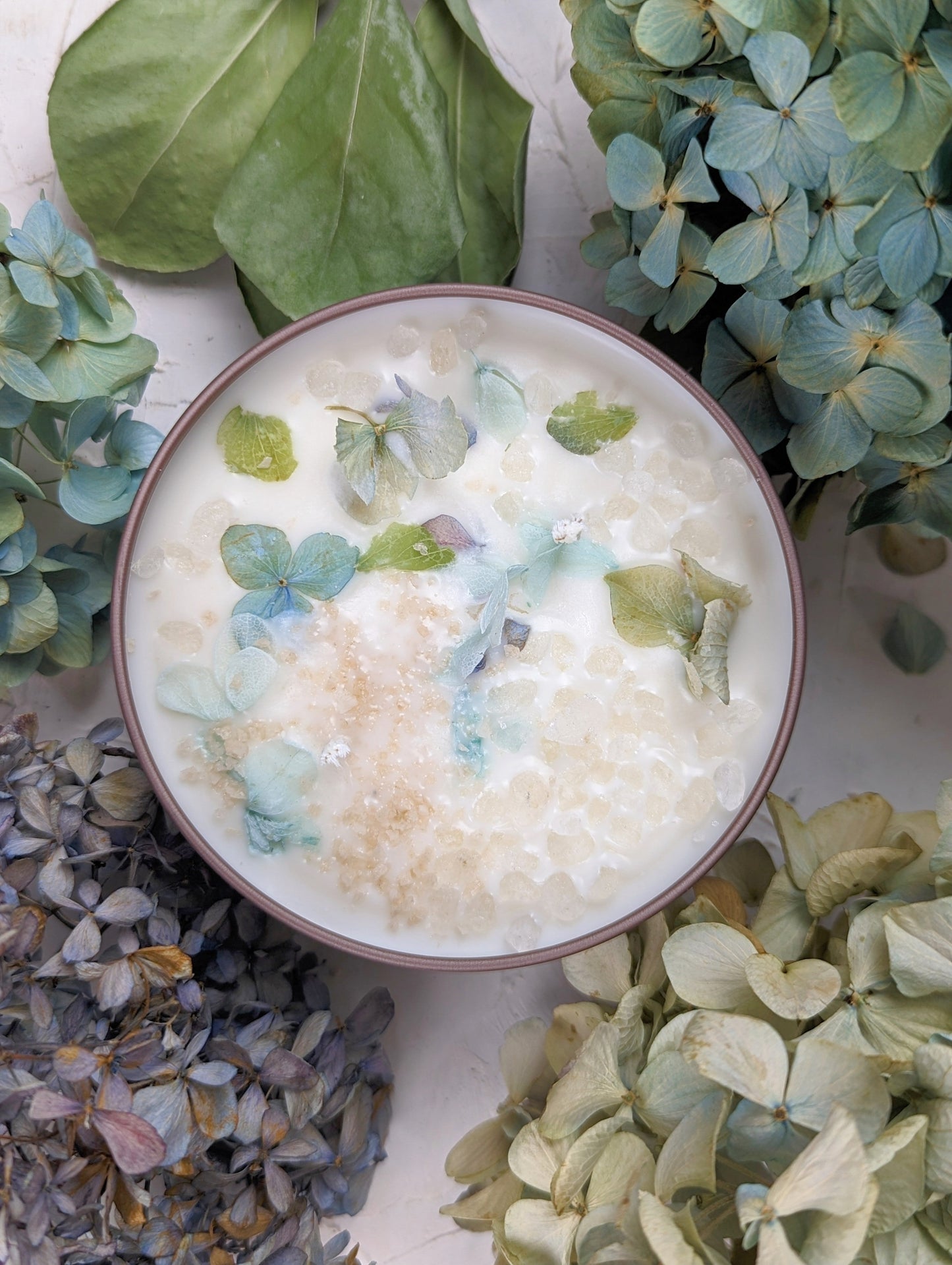 BY THE SEA Hydrangea Sea Salt Candle