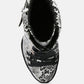 Palmetto Snake Skin Ankle Boots