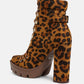 Palmetto Snake Skin Ankle Boots