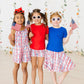 Patriotic Plaid Twirl Shorts