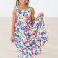 Petal Paradise Ruffle Maxi Dress