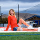 Game Day! - Orange & White Thigh-Highs
