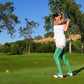 Par 4 - Green Argyle Thigh Highs