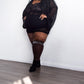 Autumn: Chocolate Opaque Thigh-Highs