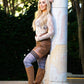 Lori: From Backroads to Boardrooms, Tan/Black Plaid Thigh Highs