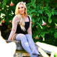 Annabelle: All Work, All Play Pinstripe Thigh Highs