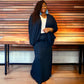 Cocoon Cardigan Maxi Skirt Set