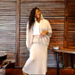 Cocoon Cardigan Maxi Skirt Set