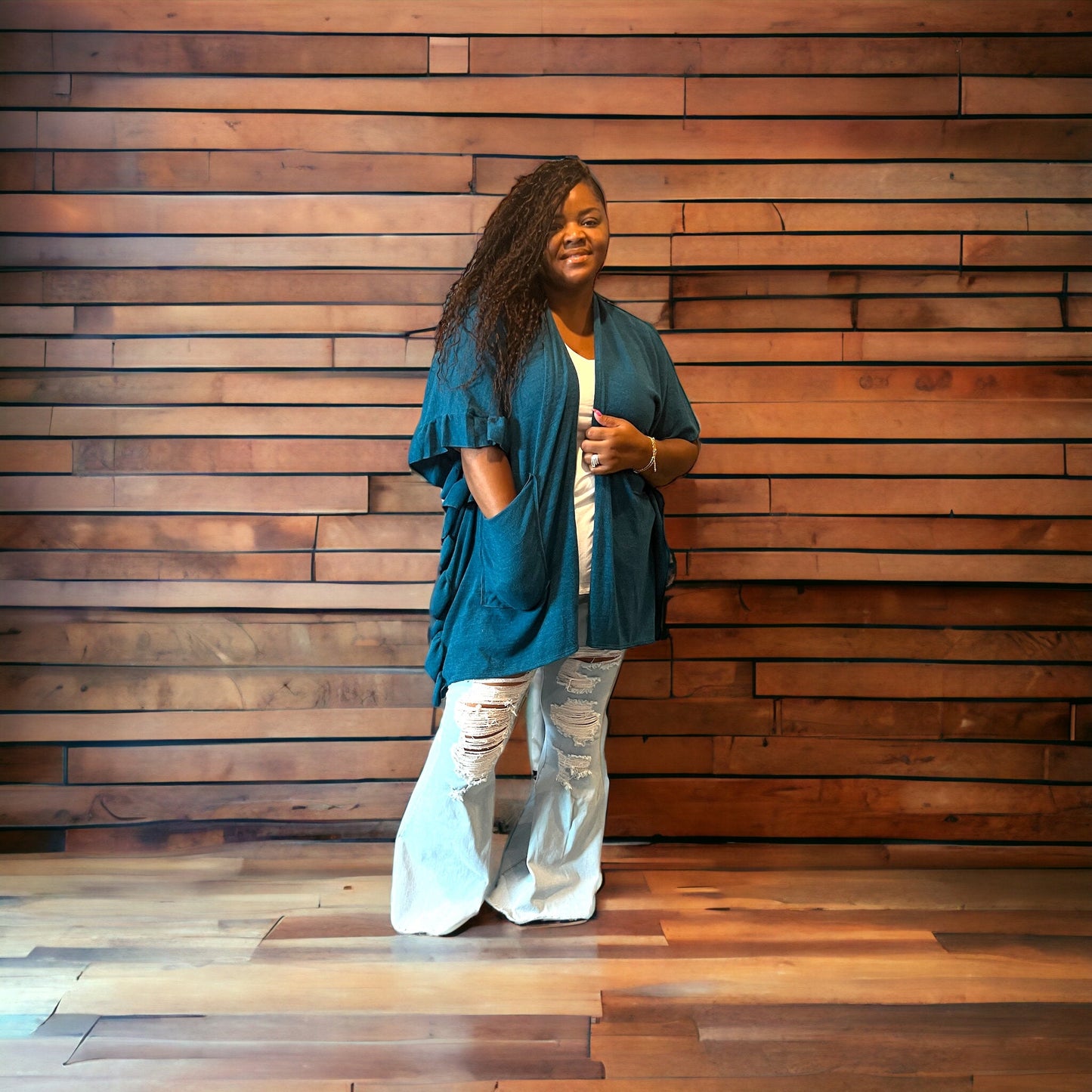 Unique Asymmetrical Hem Sweater
