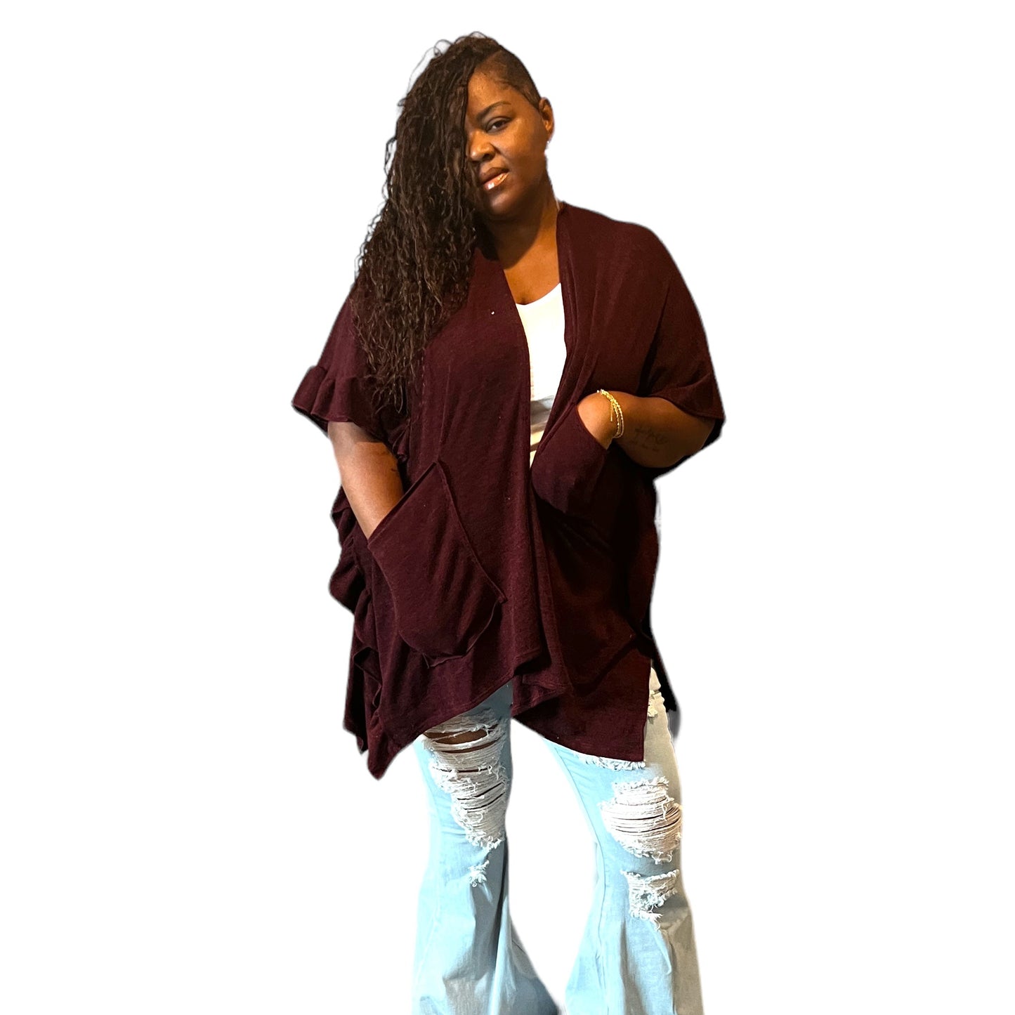 Unique Asymmetrical Hem Sweater