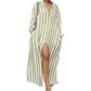 Striped Maxi Dress/Duster